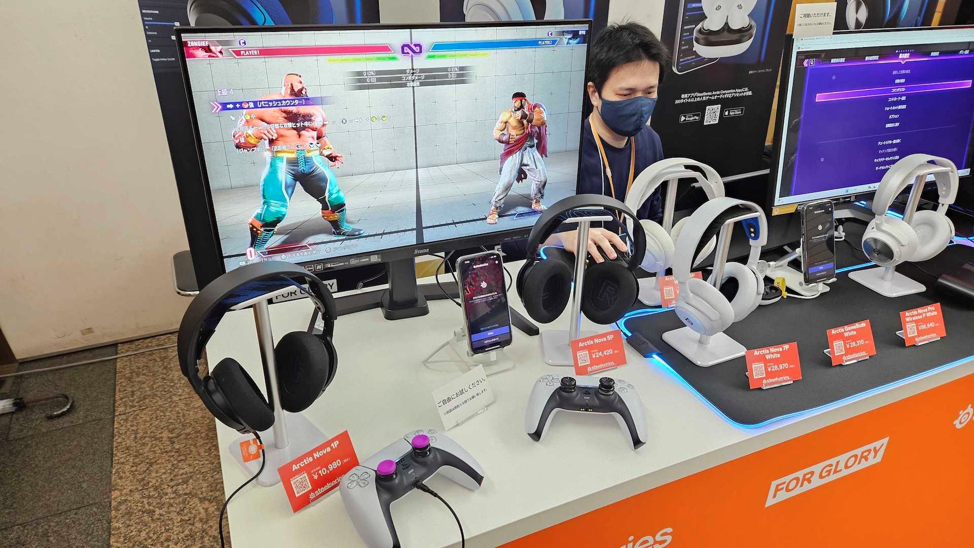 直近では「ストリートファイター6」の大会「カプコンカップ 11」等に協賛。ブースを出展した