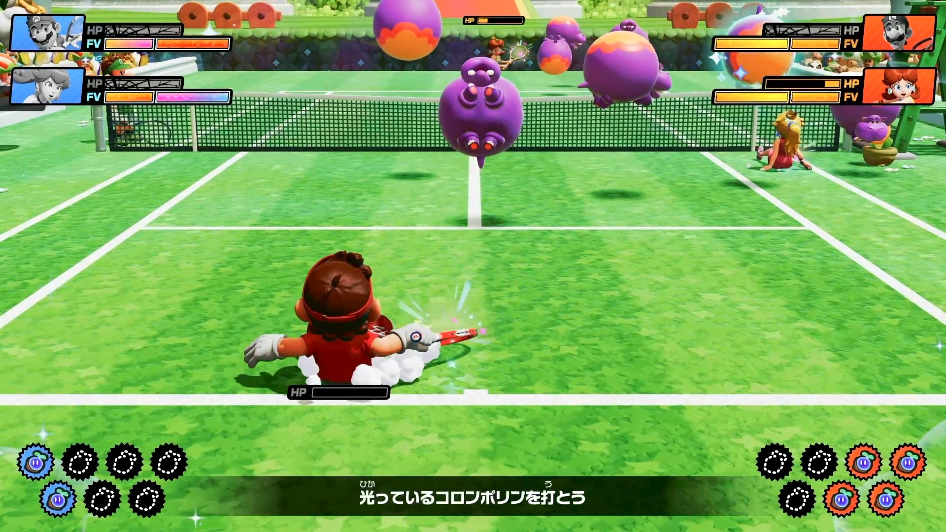 HPゲージがなくなることによる「K.O.(ノックアウト)」