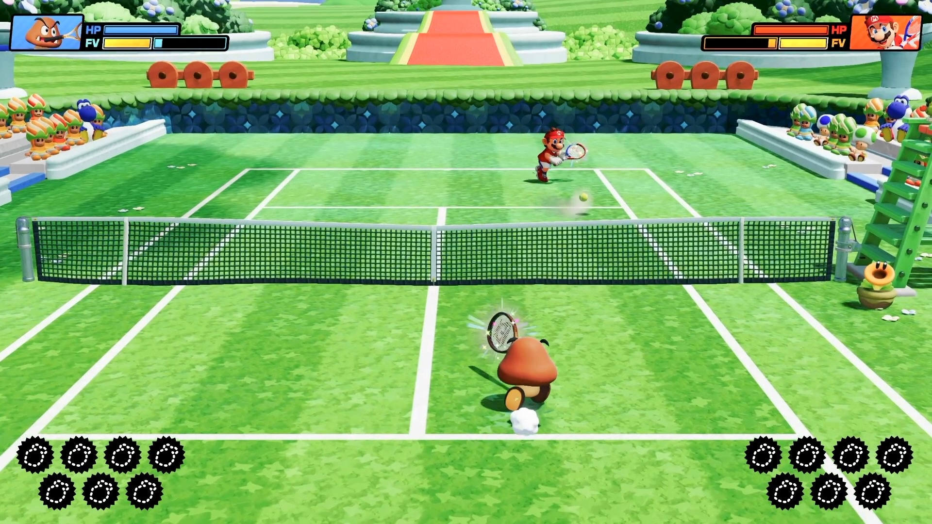 相手が後ろに下がっていると機能しやすい「ドロップショット」