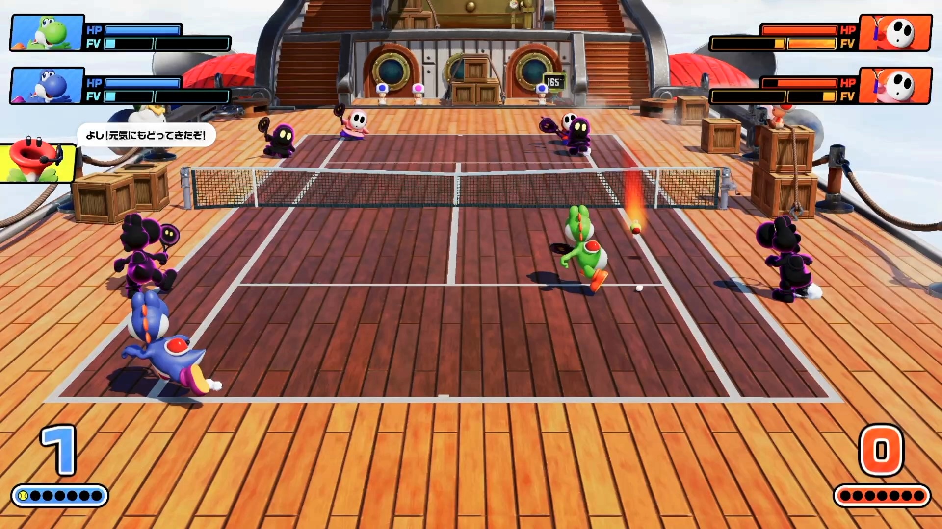 擬似的に最大8人の試合を作り出すことに成功した