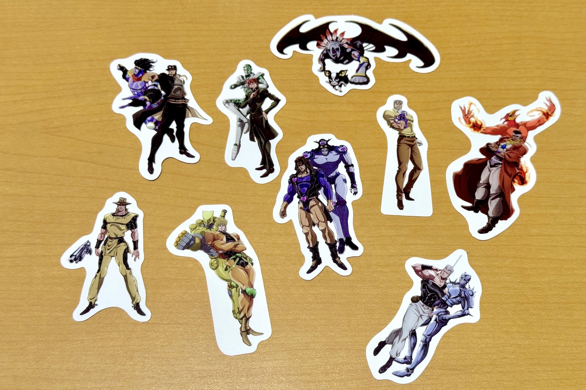 ピックは全部で9種類