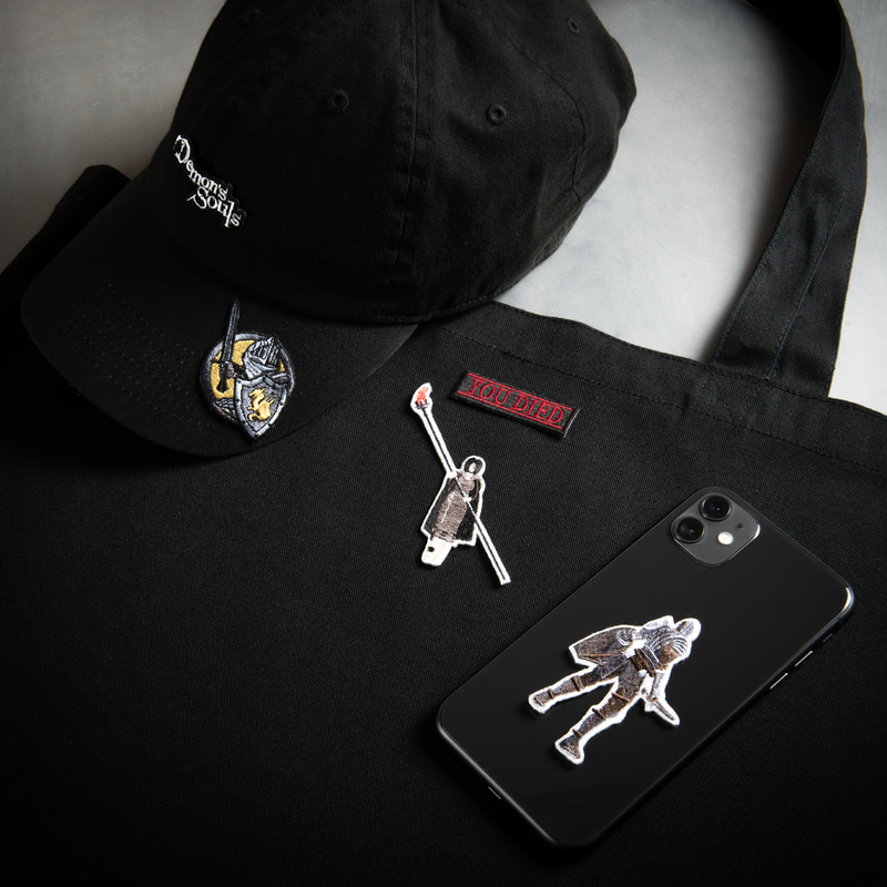 Demon's Souls 刺繍ステッカー 使用イメージ