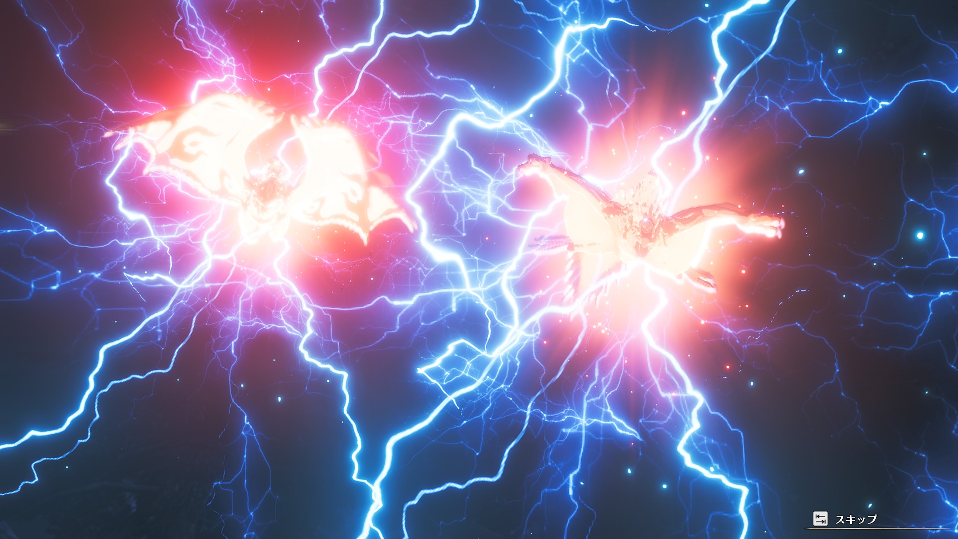 ド派手な演出とともに大ダメージを与える