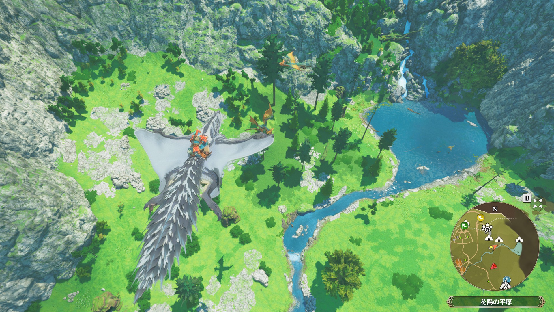 リオレウス以外のモンスターでも空を飛べる