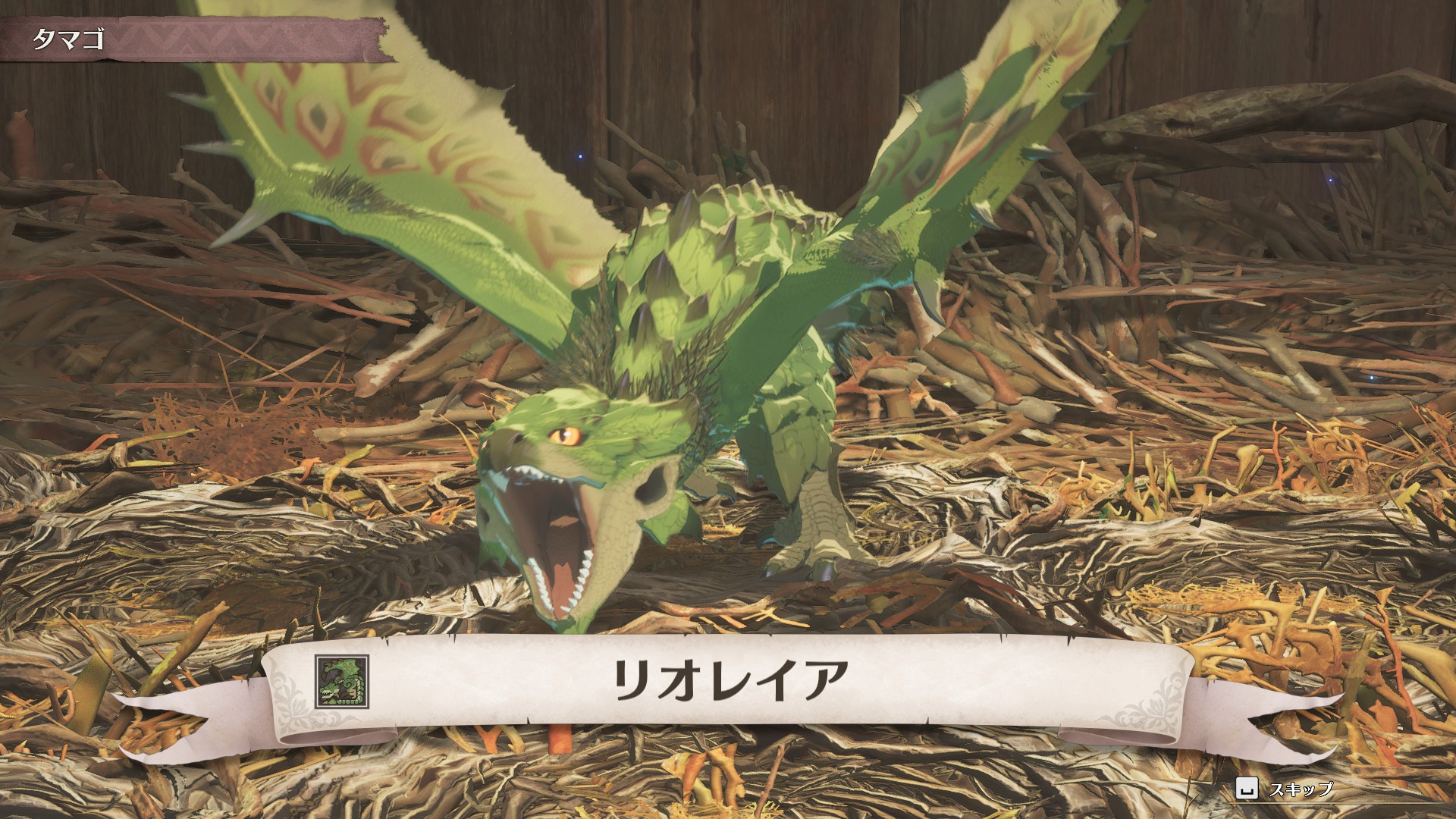 タマゴからは色々な種類のモンスターが産まれる