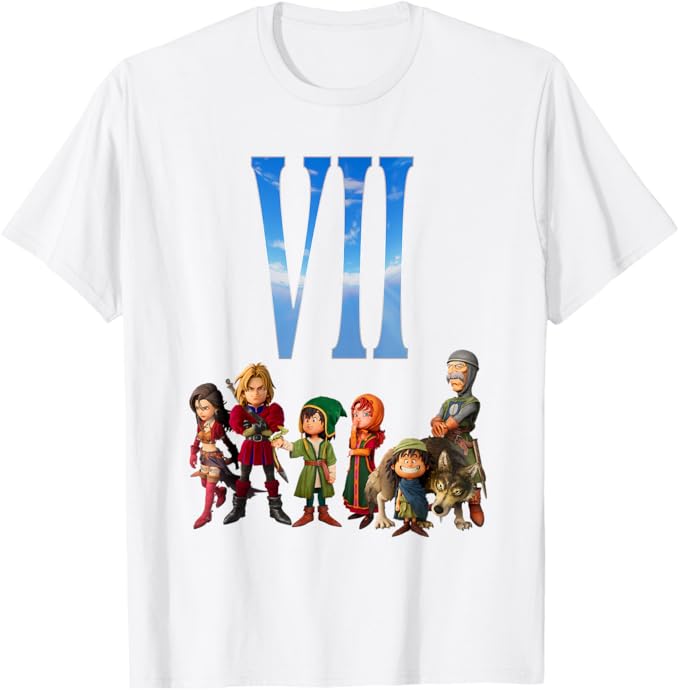 【公式】『ドラゴンクエストVII Reimagined』冒険者パーティ Tシャツ