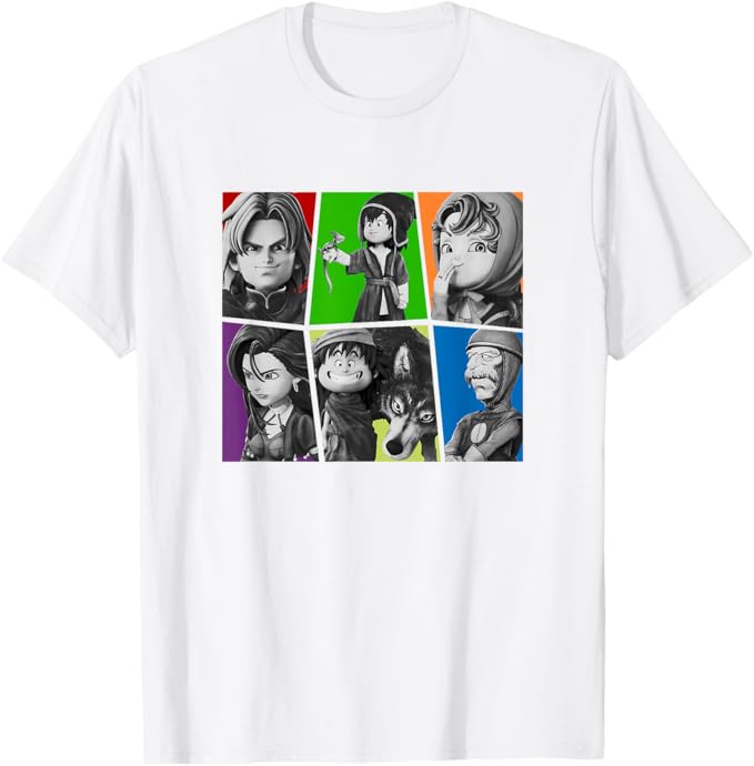 【公式】『ドラゴンクエストVII Reimagined』キャラクターパネル Tシャツ