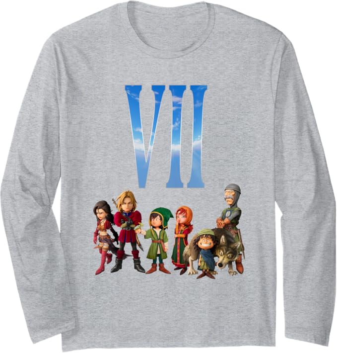 【公式】『ドラゴンクエストVII Reimagined』冒険者パーティ 長袖Tシャツ
