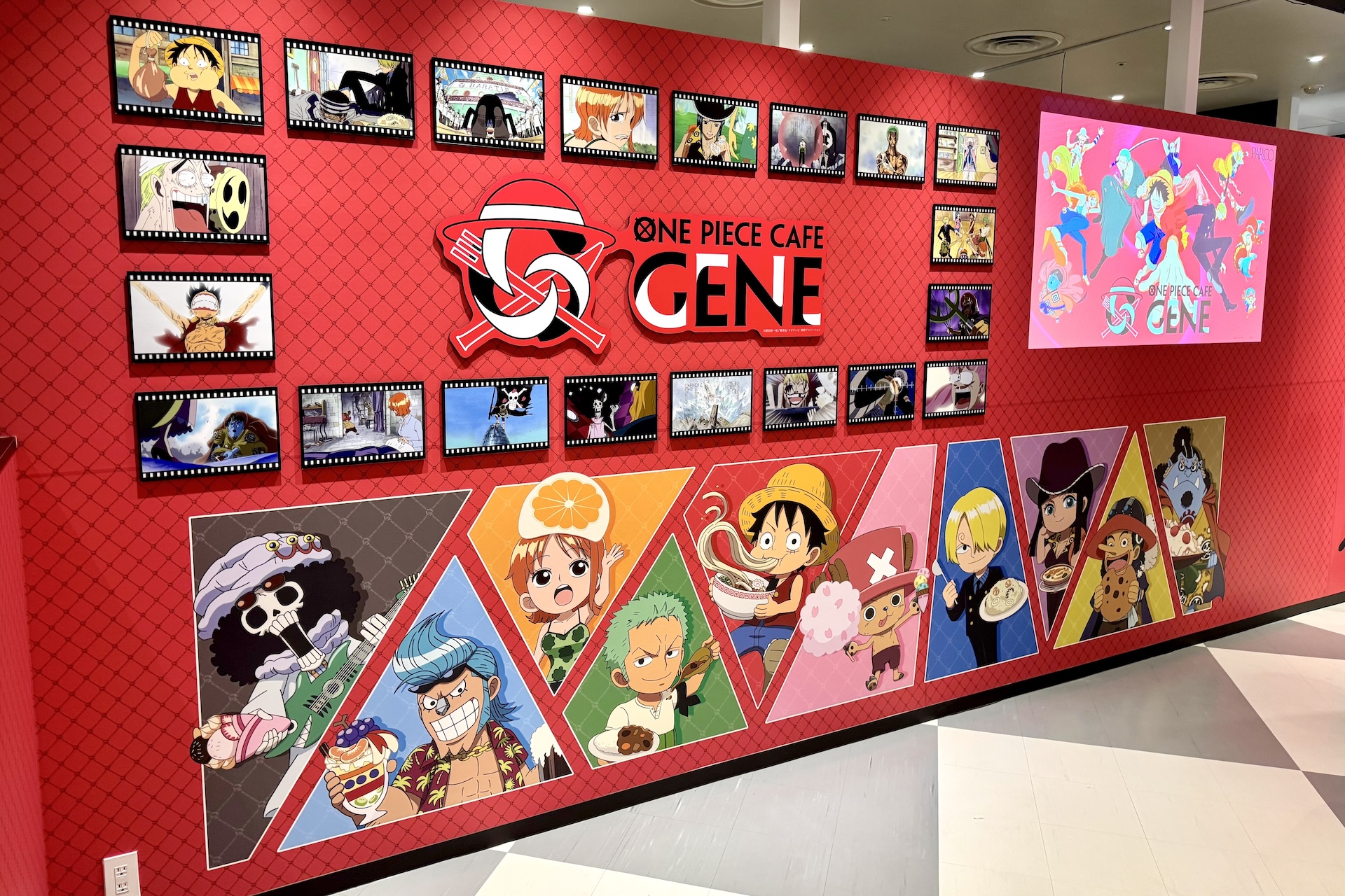 本コラボカフェのための描き下ろしミニキャライラストは必見だ