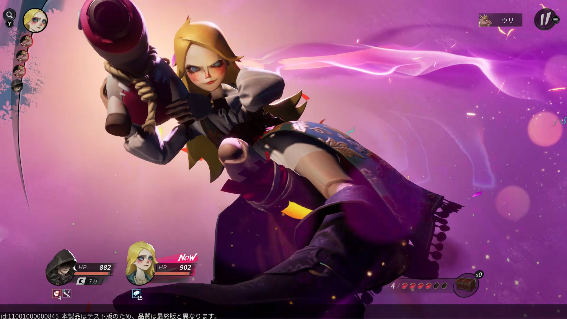 戦闘中に繰り出されるスキルは演出も派手目で楽しい