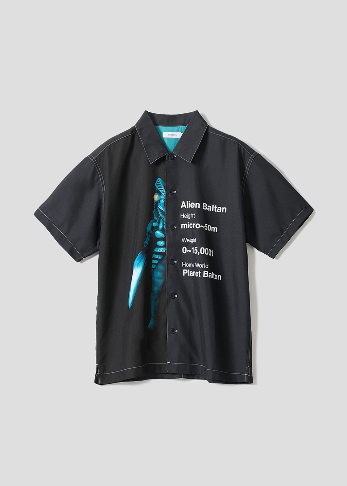「バルタン星人 プロフィール｜ビッグシルエット半袖シャツ」価格：6,900円