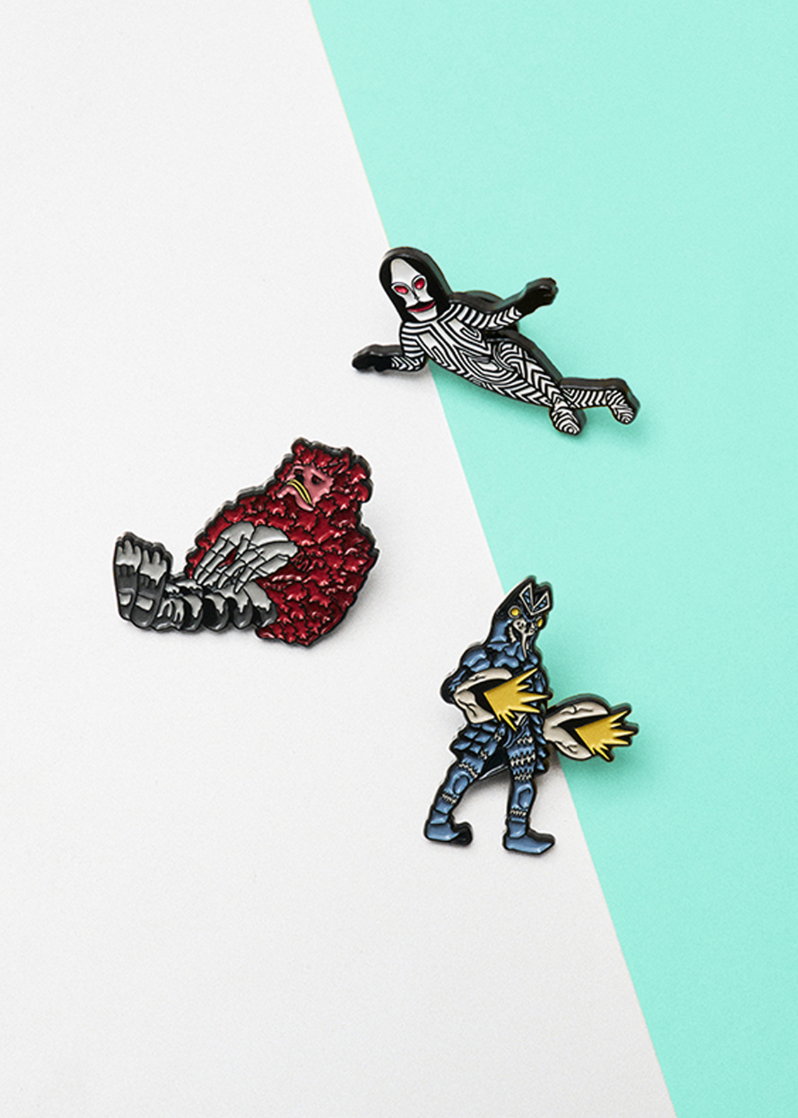 「バルタン星人とダダとピグモン｜ピンズ3Pセット」価格：3,500円