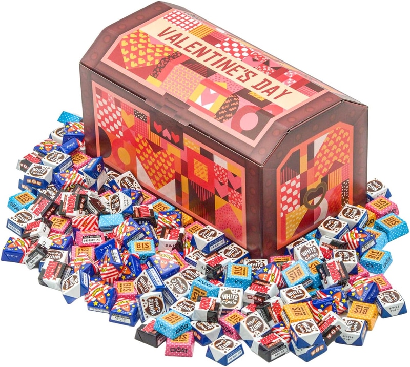 チロルチョコ 詰め合わせ バレンタイン 宝箱 920g