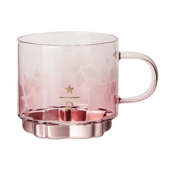 スターバックス リザーブ ハンドルグラスマグピンクボトム サクラ2026 355ml 3,600円