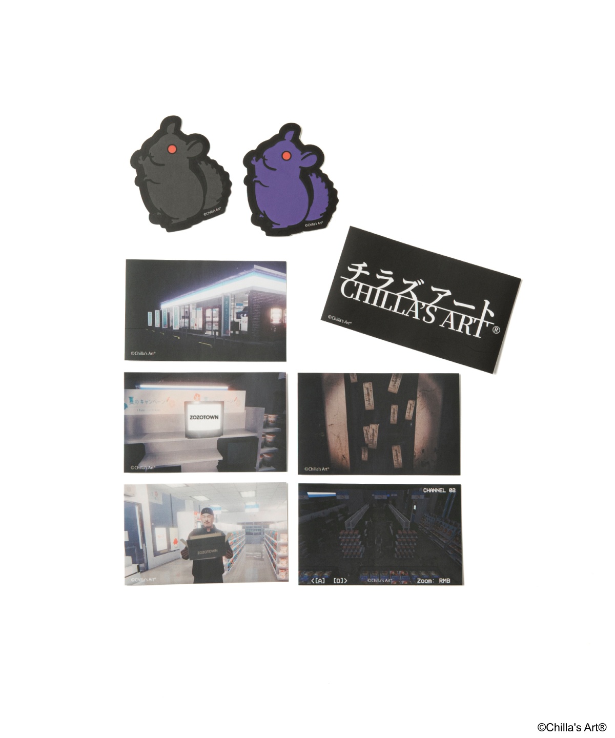 呪いのビデオステッカーセット（価格：2,530円）