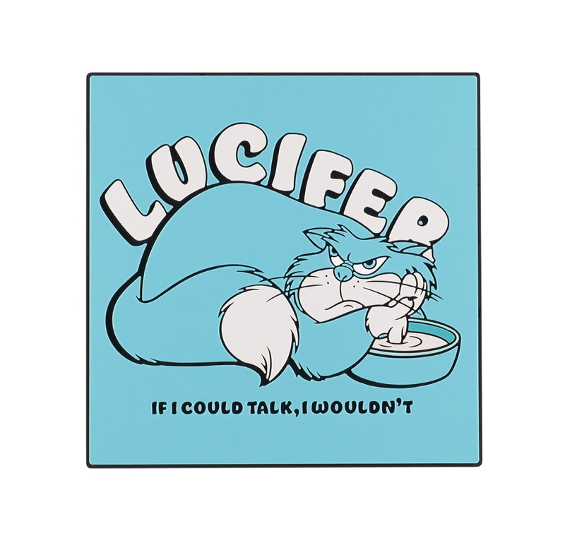 猫たちの愛らしいポーズを切り取ったラバーコースターは、飾っても楽しめる。サイズ：約9×9cm（幅×高さ）