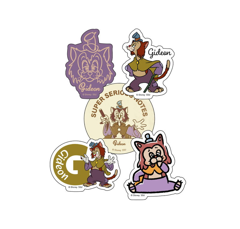 描き起こしデザインや作中モチーフが詰まった、贅沢なスマホサイズのステッカーセット。サイズ：約7×7cm（幅×高さ）