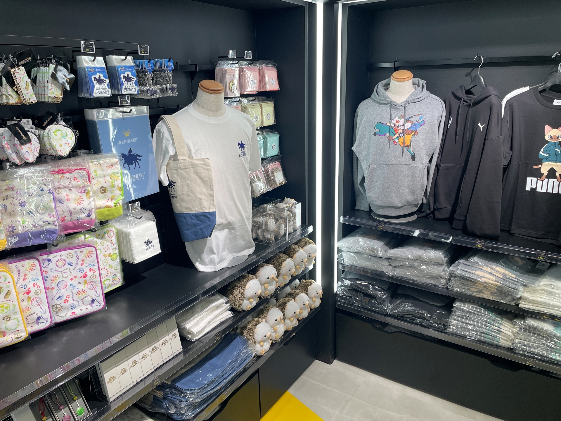 定番商品や人気商品も購入可能だ