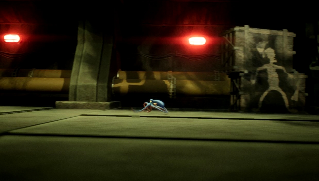 複数の足で移動するモーションや、軟体動物らしい歩行音にもこだわりを感じられる