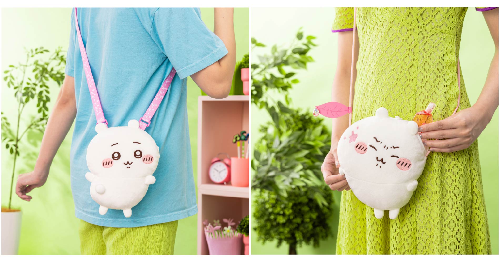 C賞：ぬいぐるみポシェット　全2種