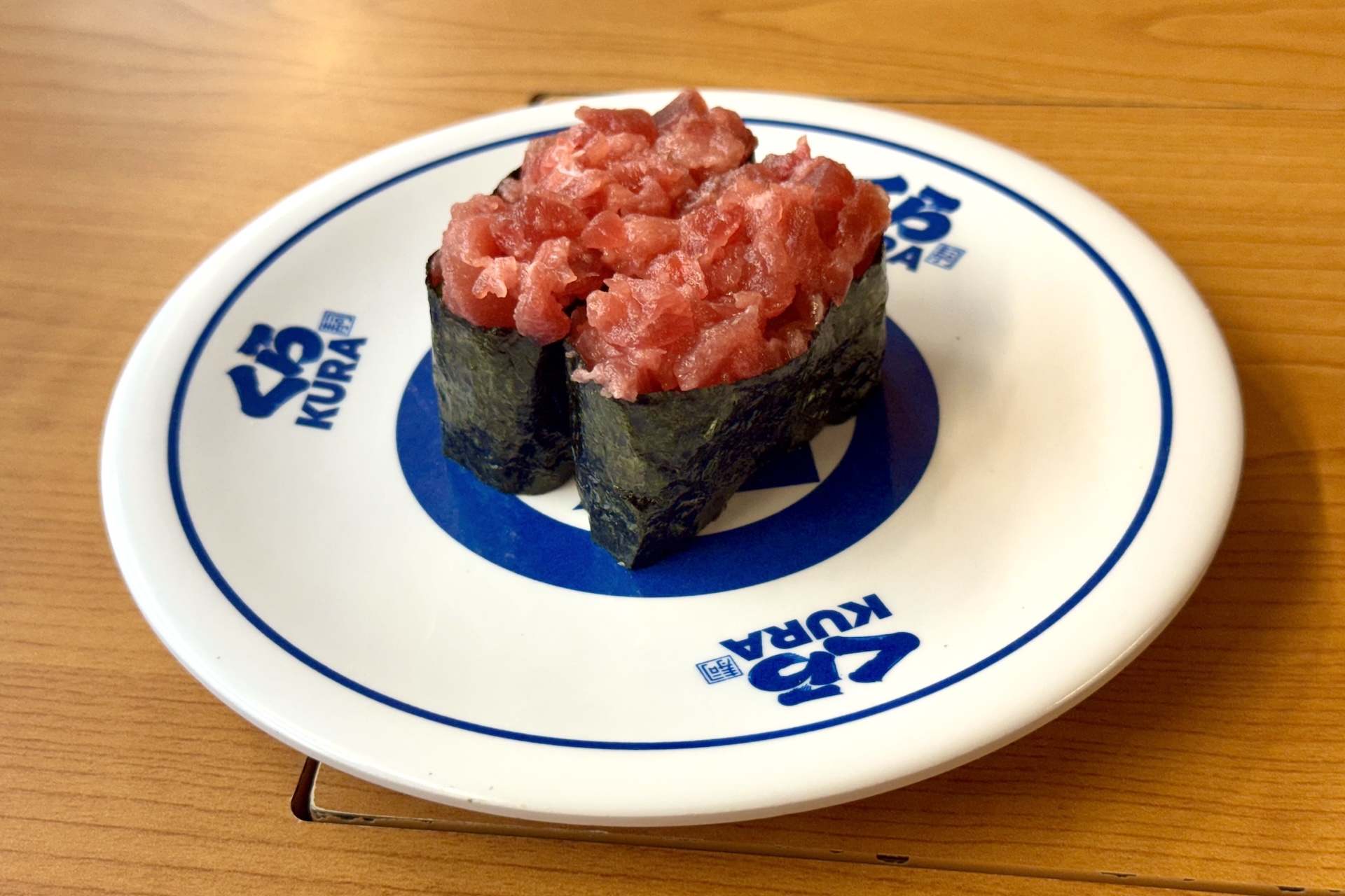 国産天然 本まぐろねぎまぐろ（一貫） 価格：300円 販売期間：2月20日〜3月1日