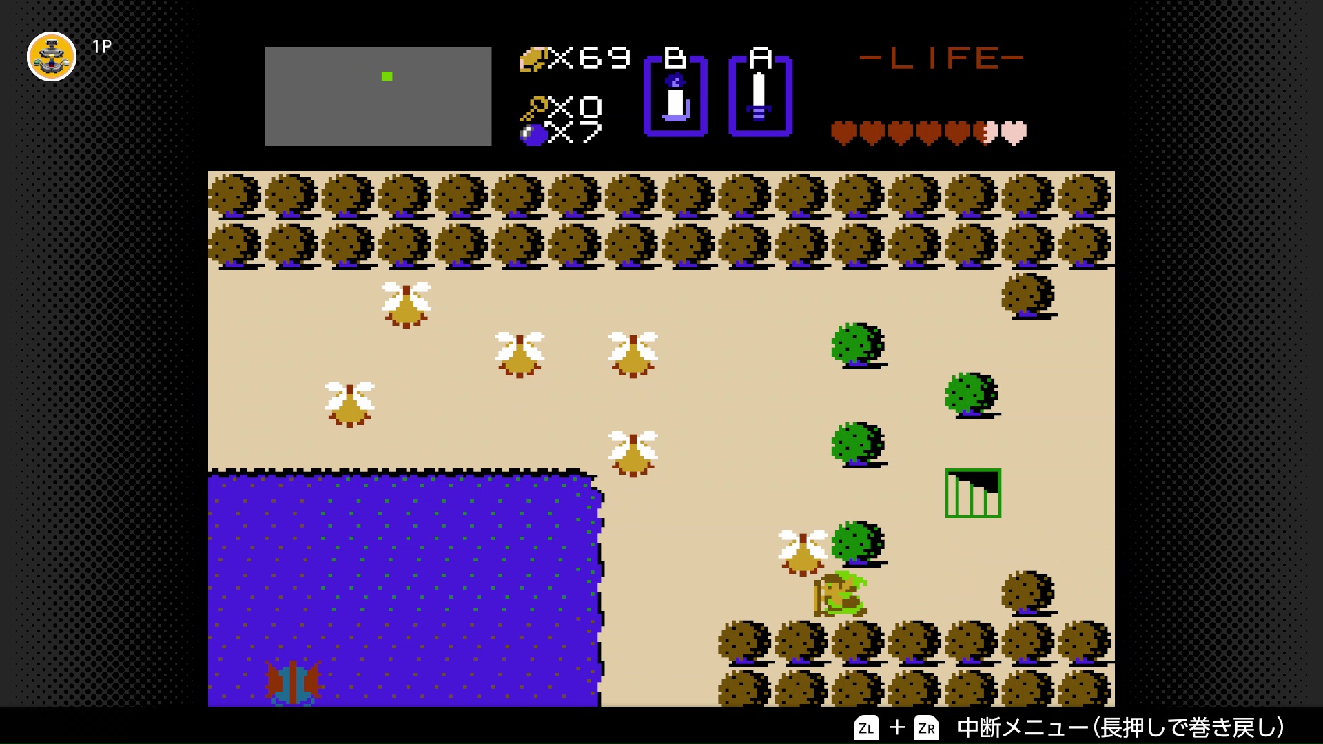 フィールドマップは8×16画面に及ぶ。最初から全ての場所へ行けるわけではなく、宝物が必要な場所もある