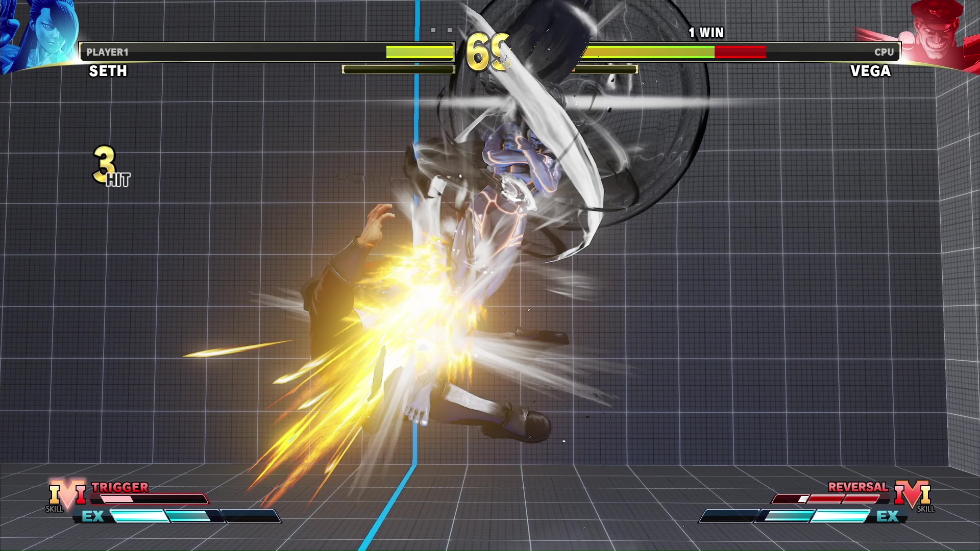 セスの新必殺技のマッドクレイドルとマッドスピン