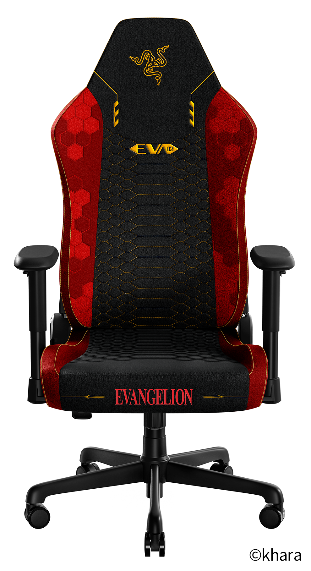 ゲーミングチェア「Iskur V2 X EVANGELION (EVA-02) Edition」（5月12日発売、69,960円）