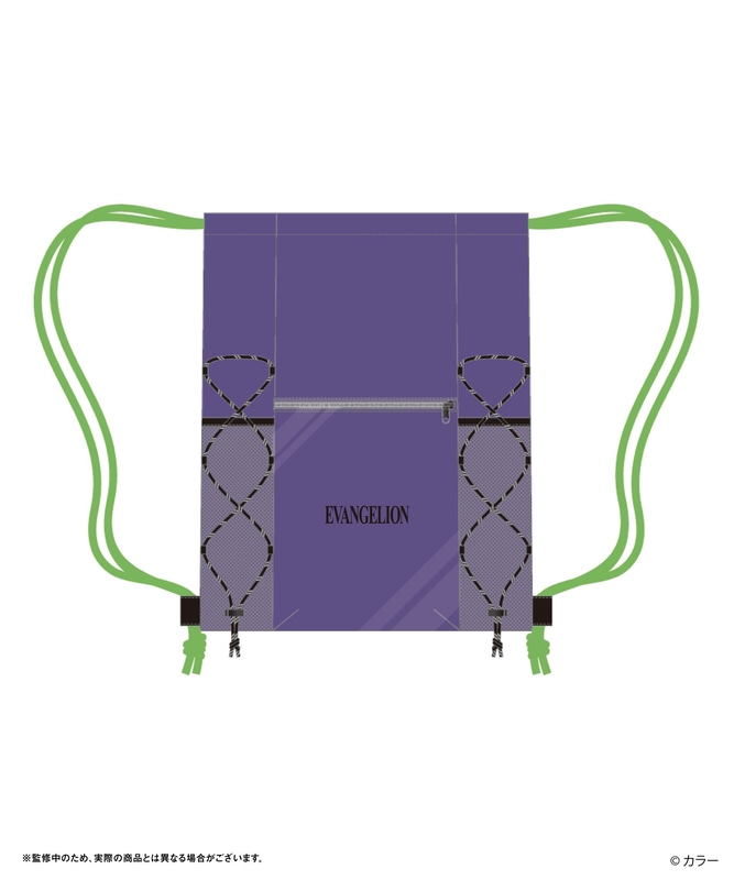 MONO-MART：【EVANGELION】PVCポケット ナイロンリップナップサック（2色展開）：3,960円