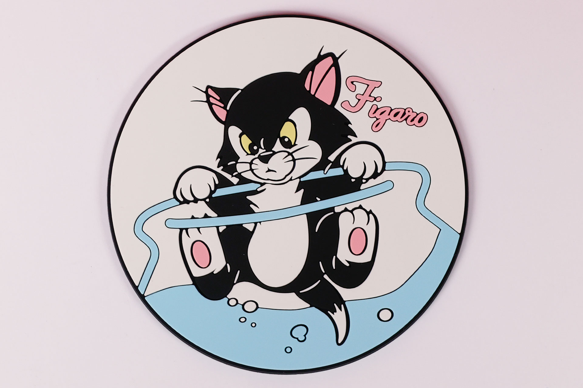 フィガロが描かれたラバーコースター