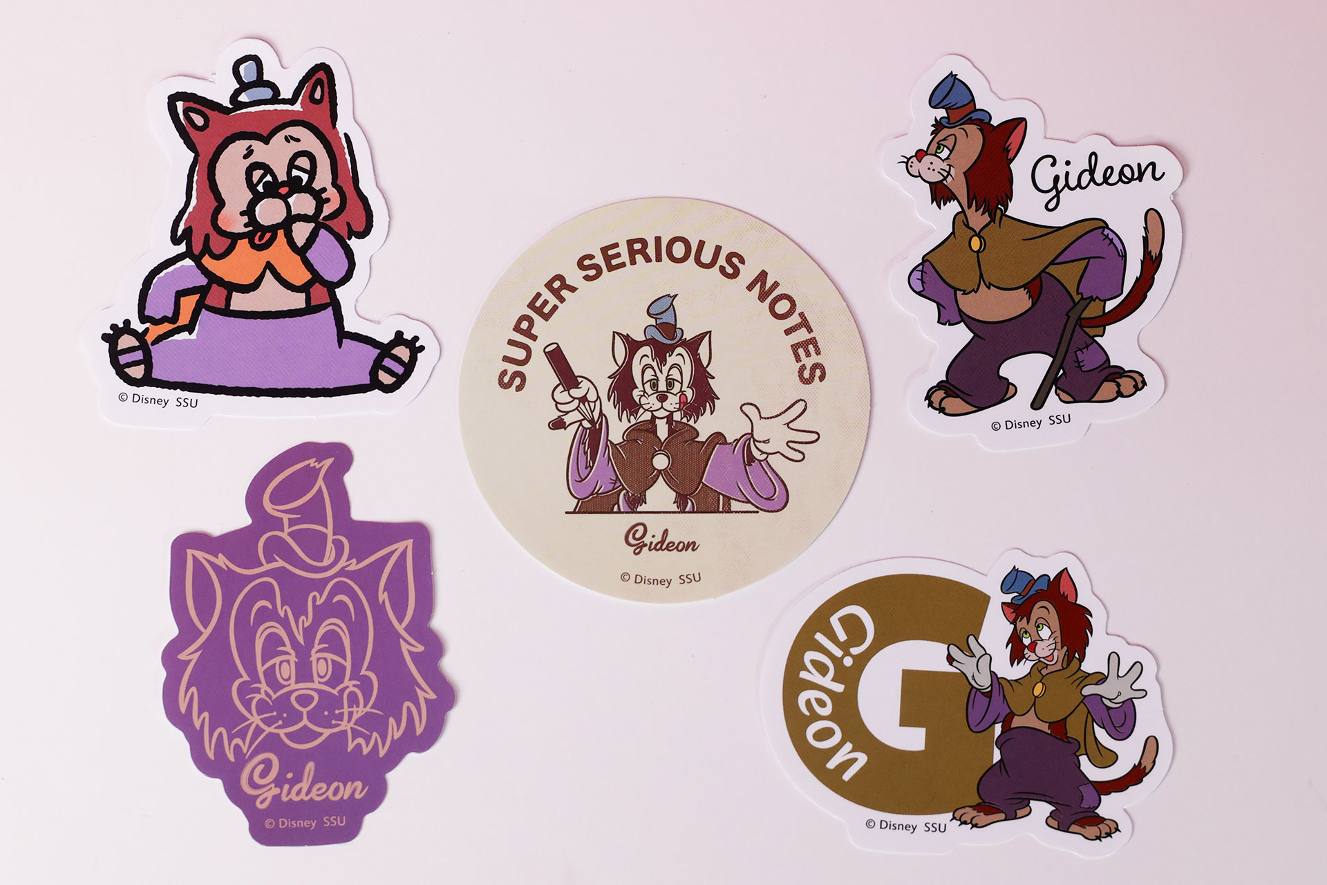 こちらはギデオンのステッカーセットだ