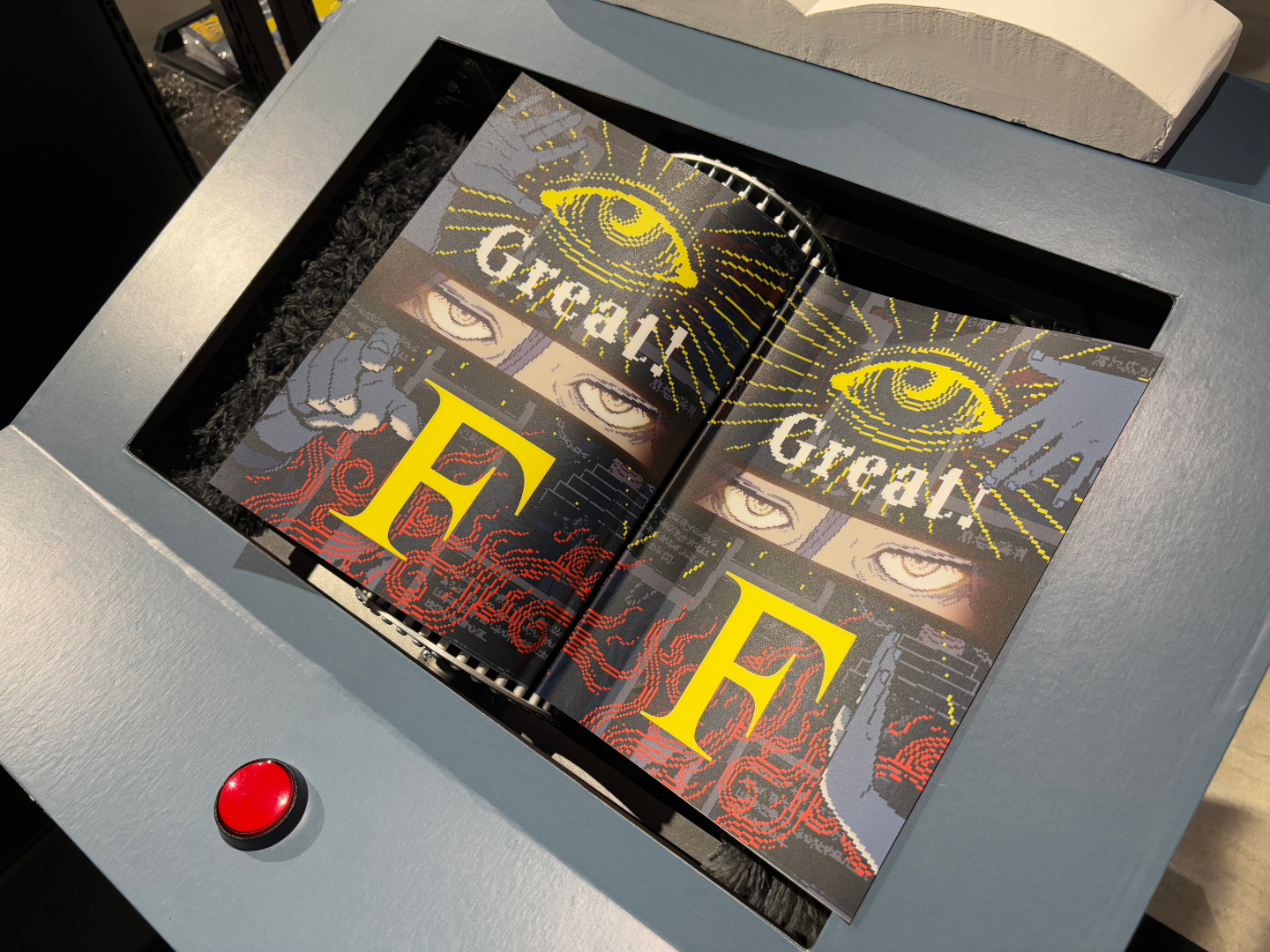 再度ボタンを押して止まったページのグッズがプレゼント