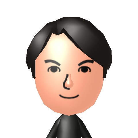 「ニンテンドー3DSカメラ」と「Miiスタジオ」で作った筆者のMii