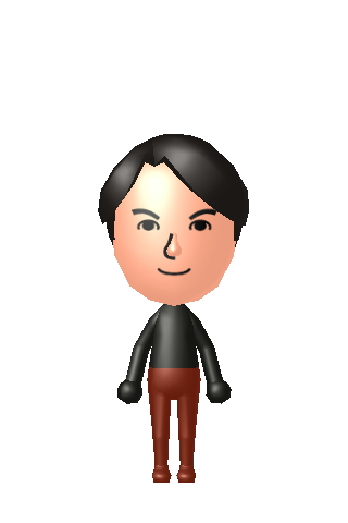 「ニンテンドー3DSカメラ」と「Miiスタジオ」で作った筆者のMii
