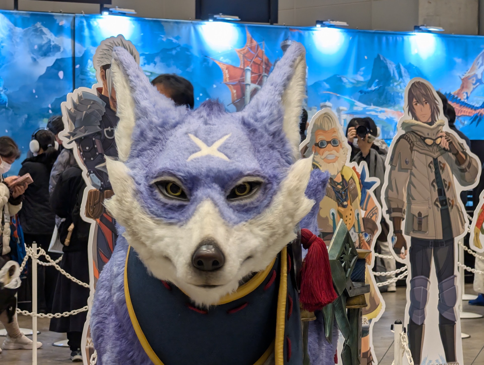 凛々しい表情がカッコいいわんわんお！