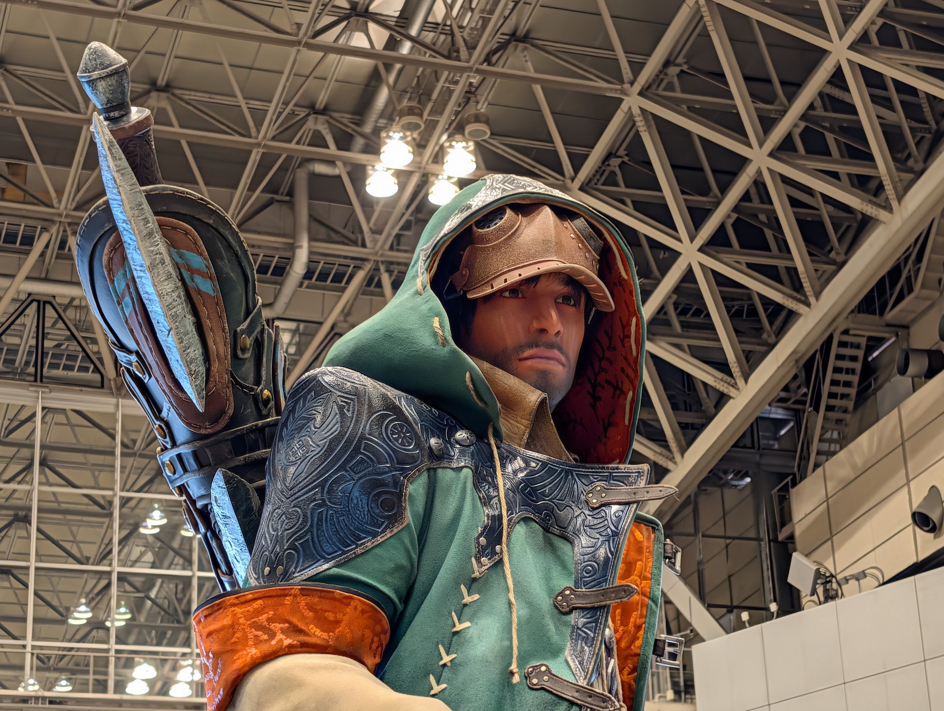 ハンターの表情もかなり精密に再現されていた