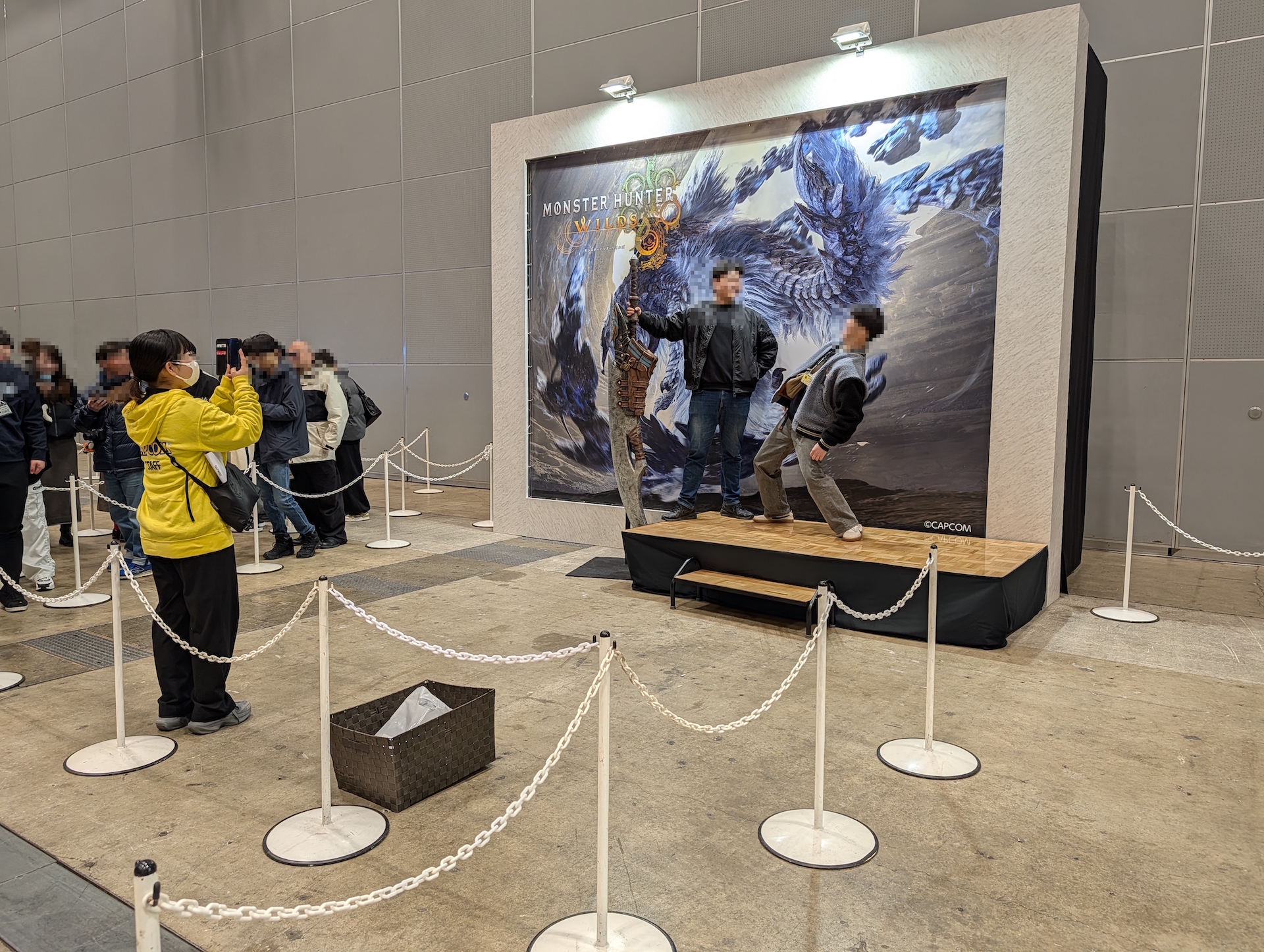 一部、武器の造作は実際に手に取って写真を撮ってもらえるフォトスポットも2か所用意されていた