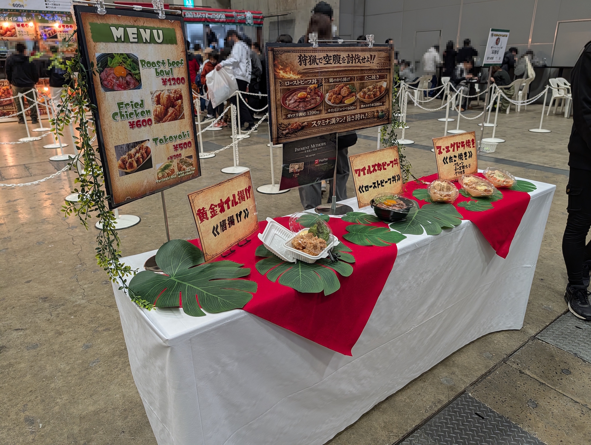 フードエリアも大盛況。特にコラボ商品のあるお店が盛り上がりを見せていた印象だ