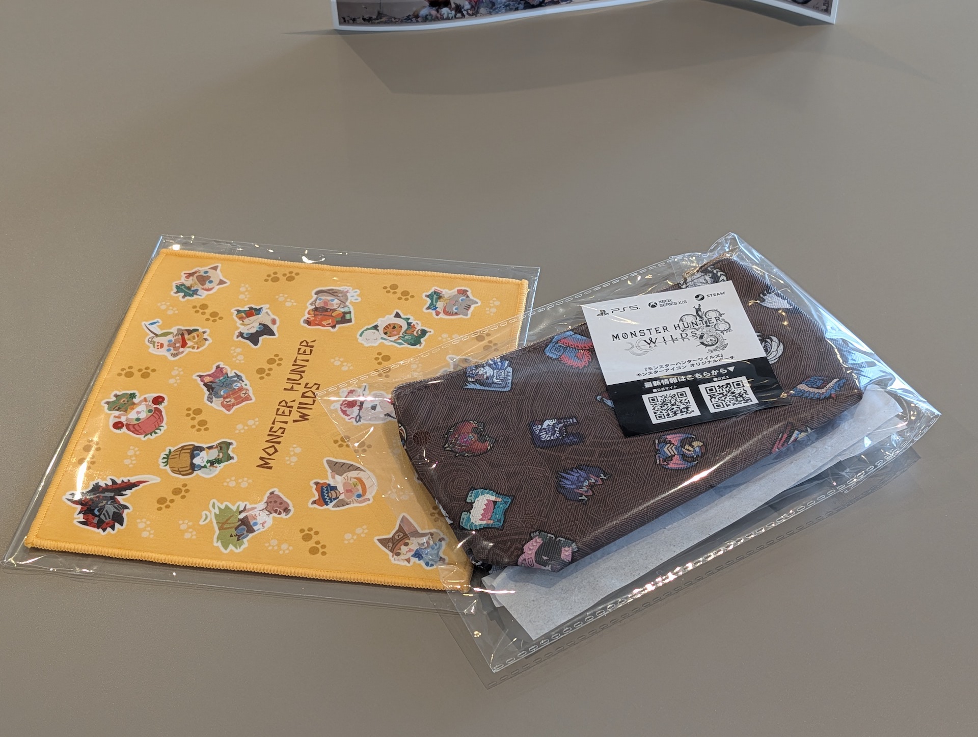 来場者には2種類のオリジナルグッズがお土産としてプレゼントされた