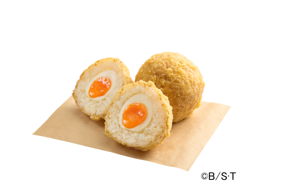 「元気玉おむすび 半熟玉子入り」販売期間：3月17日〜4月6日（価格：420円）