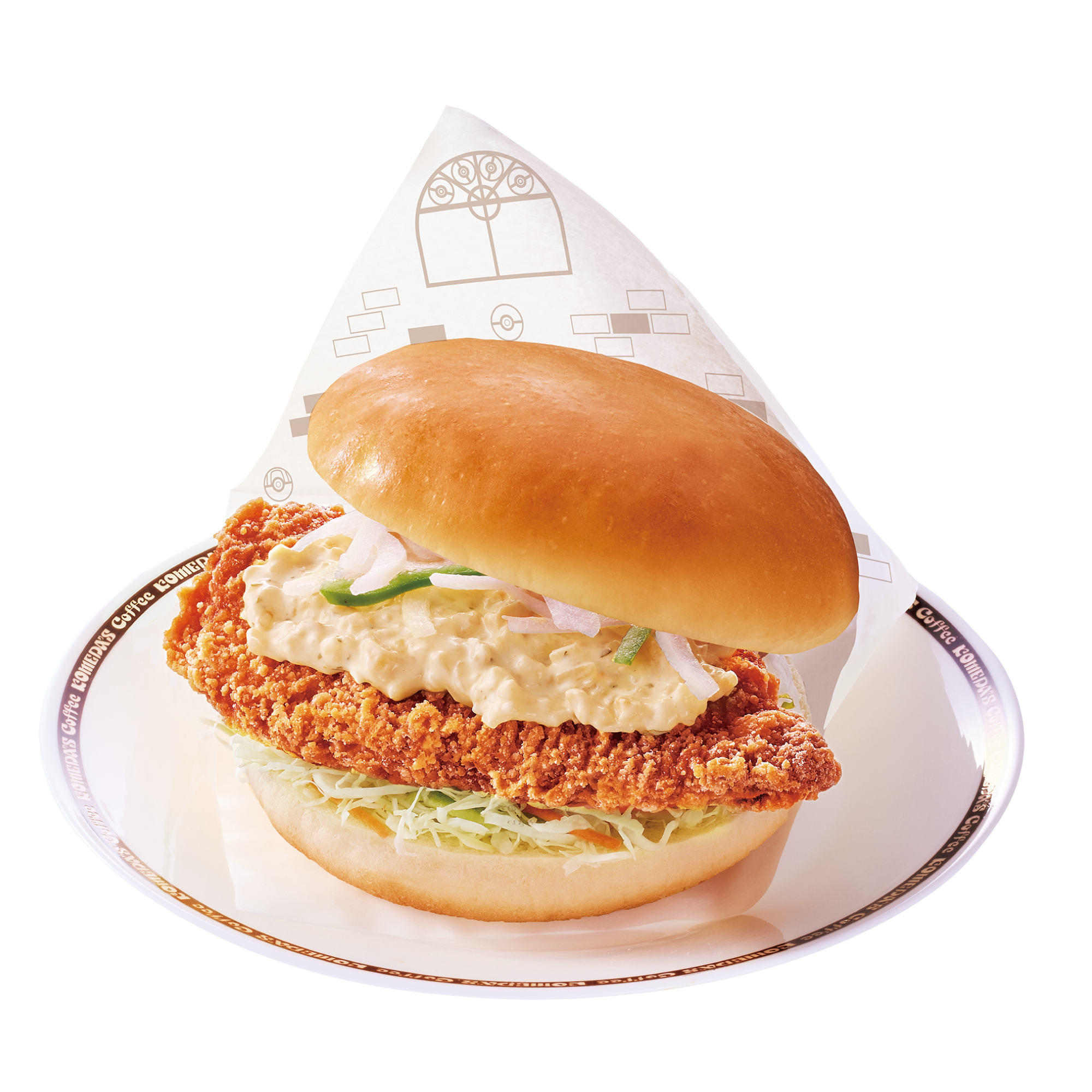 フシギダネ・ヒトカゲ・ゼニガメのなかよし鶏タツタバーガーレモンタルタル（価格：1,170円～1,240円）
