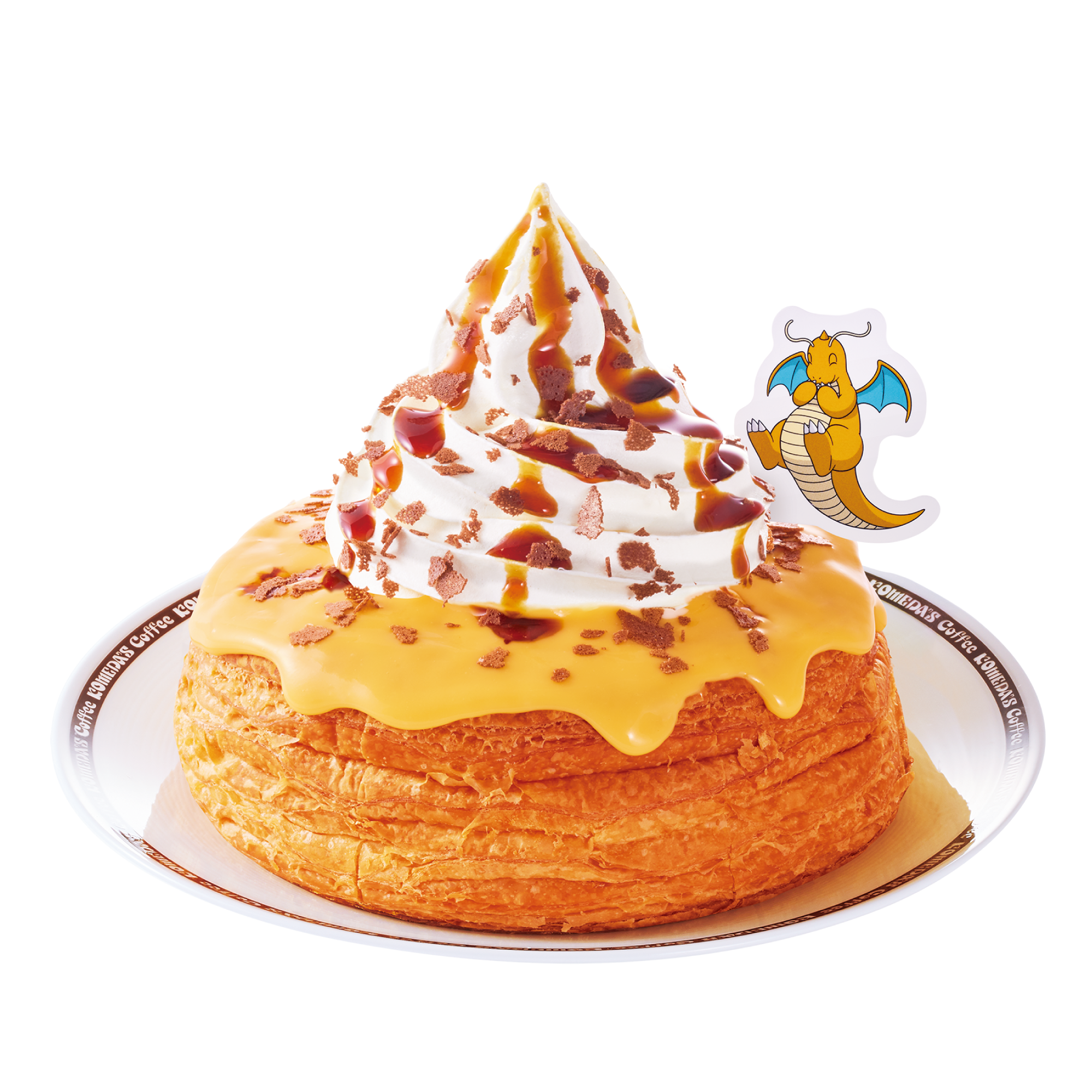 カイリューのシロノワール カスタードプリン（価格：1,280円〜1,340円、ミニサイズは1,080円〜1,140円）