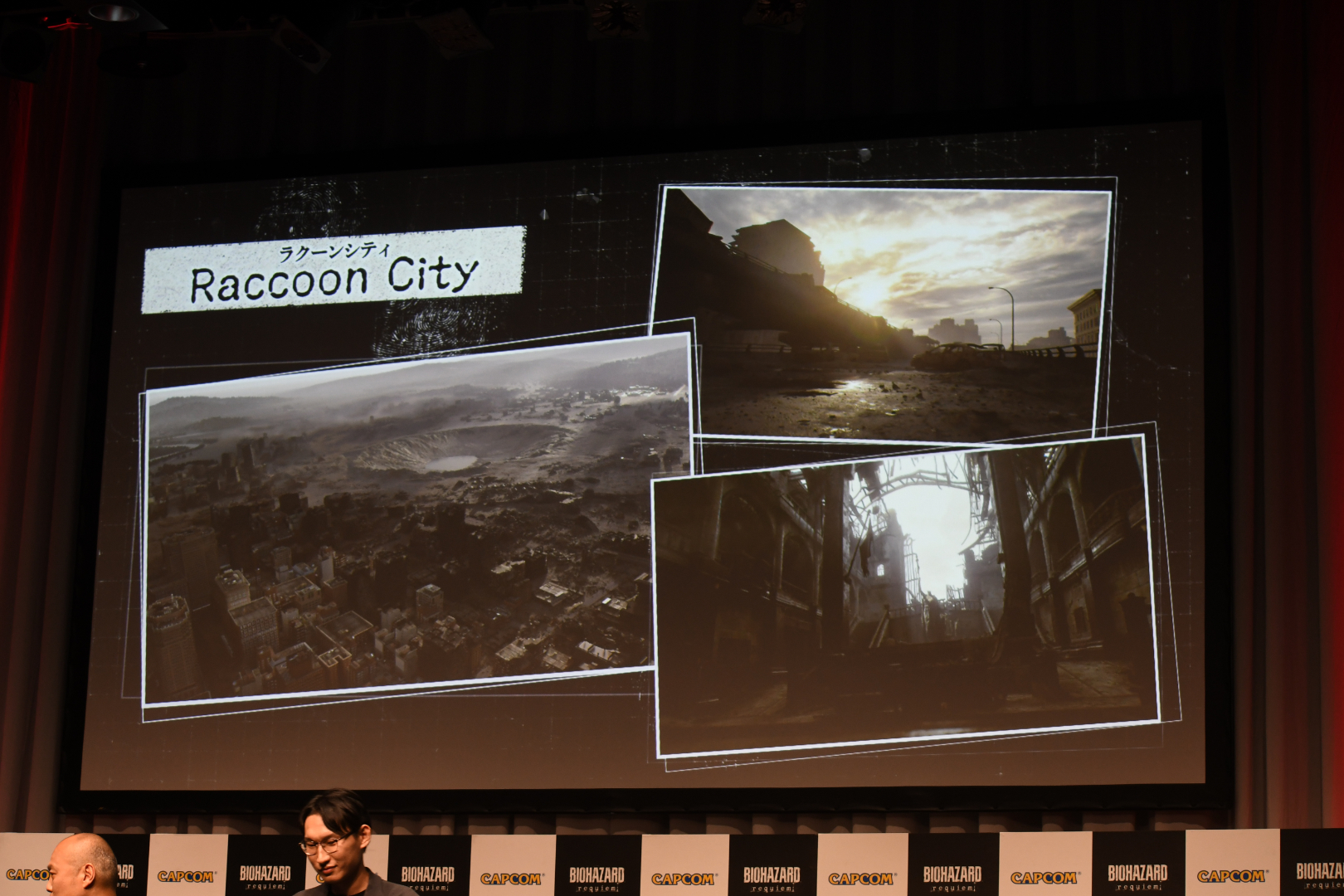 新人警官だったレオンが巻き込まれたラクーン事件。今作ではその地に再び足を踏み入れる。画面は「バイオハザード RE:2」