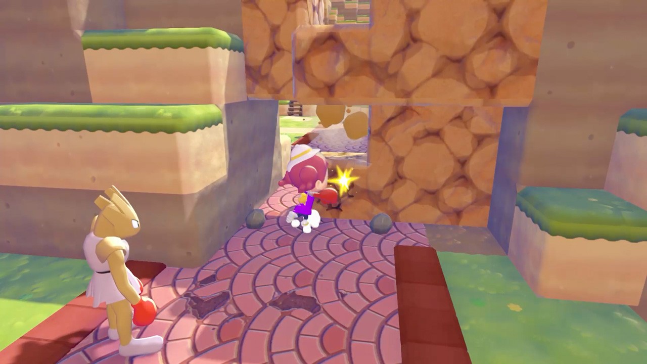 エビワラー直伝の「いわくだき」で壁をパンチ！