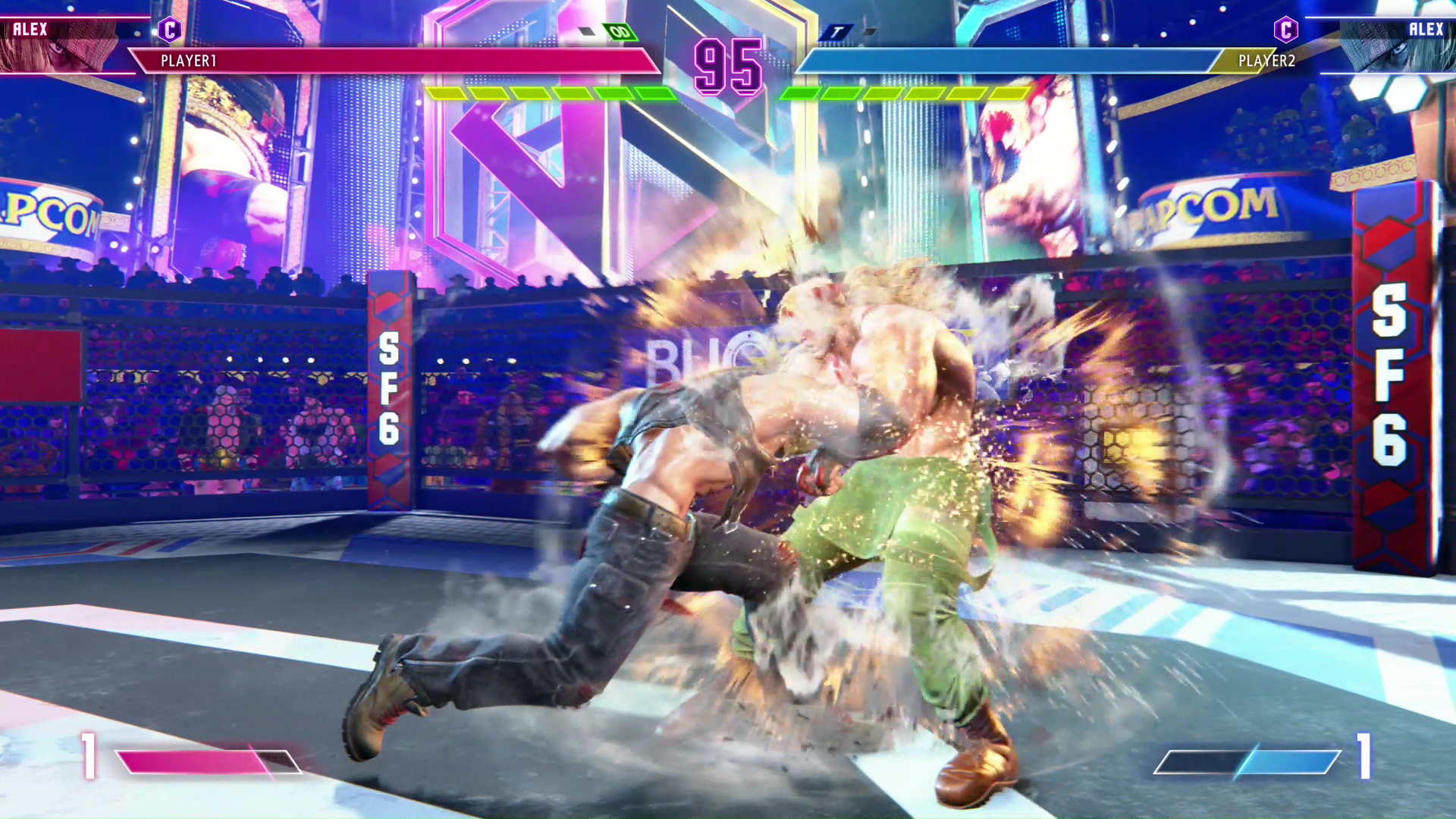 中版はヒットから構えの体勢にすぐさま移行できるので、展開の早さで相手を追い詰められそうだ