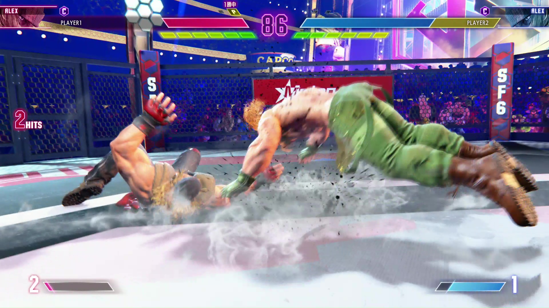 背面時に発動するパワードロップは相手との位置を入れ替えることができる