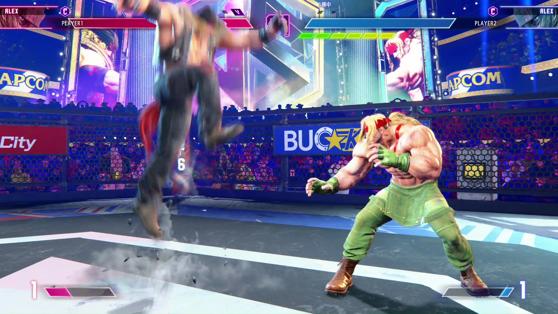 対空技を釣る行動などを見せれば、相手はこの飛びに対して対応するのが難しくなるはずだ