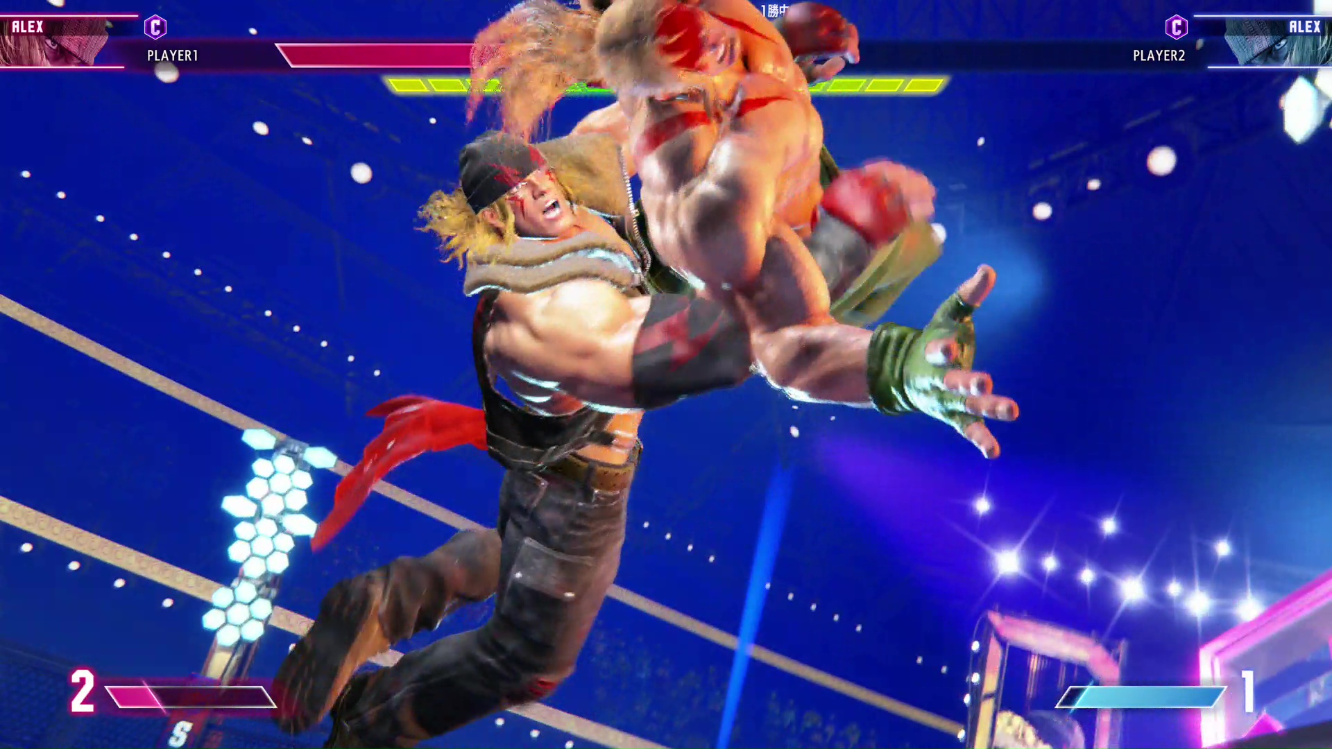 ショルダーランチャー同様に特殊な演出でカウンター専用技が発動する