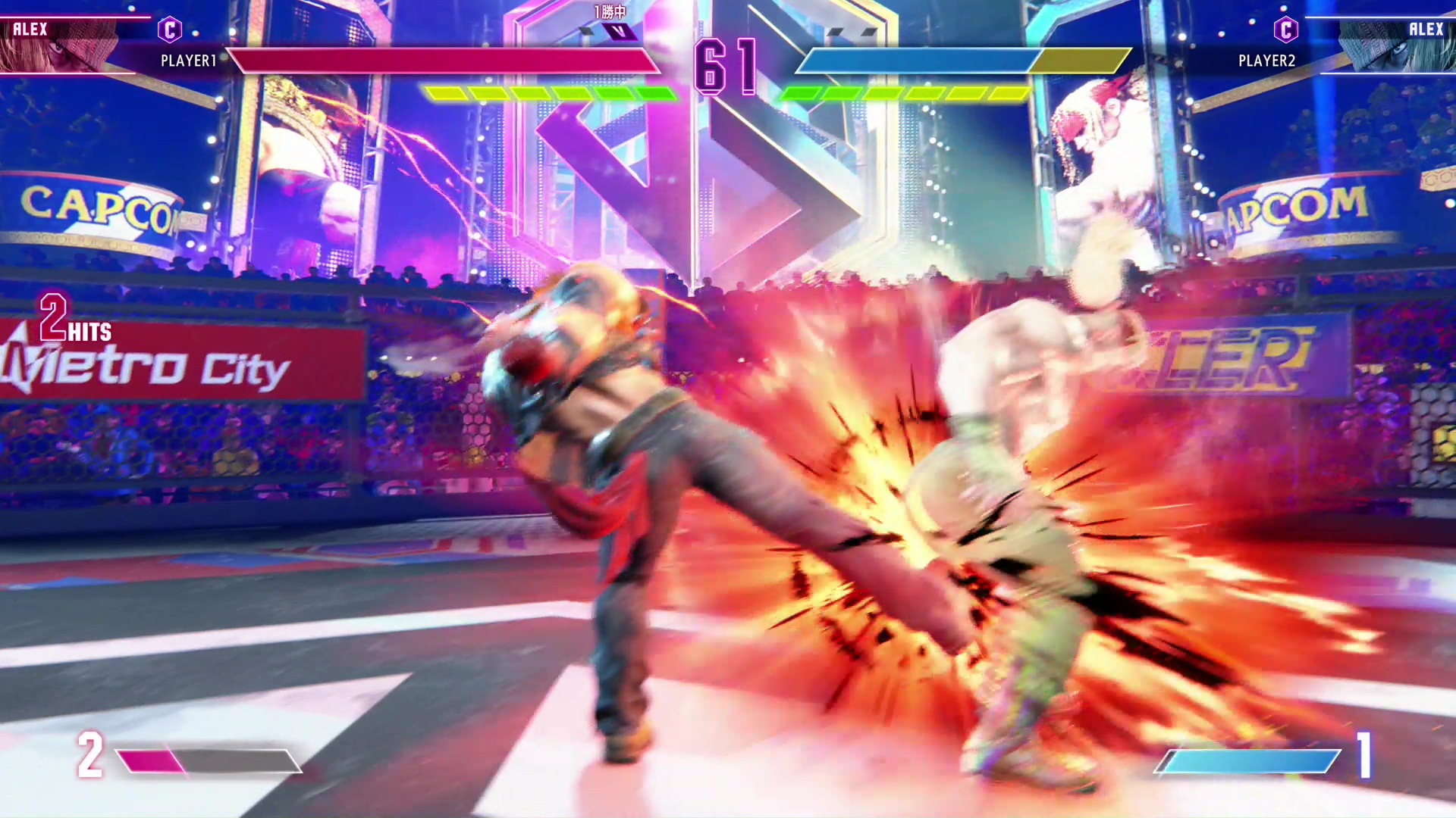 フラッシュチョップなどがヒットして背面やられになった際にはこちらを狙いたい