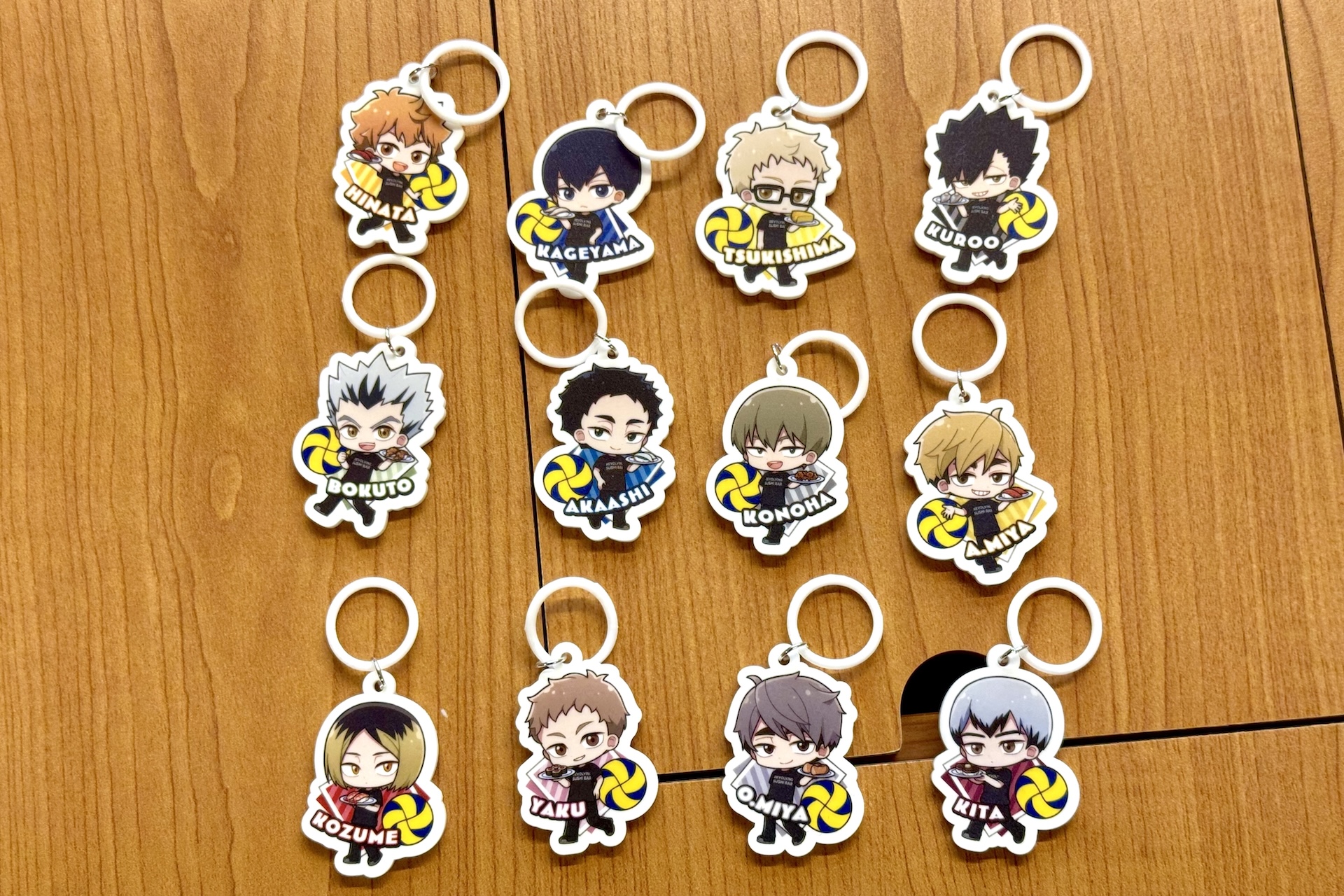 めじるしチャームは全部で12種